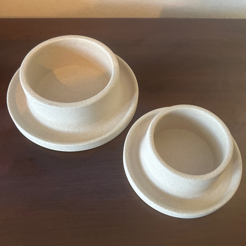 Hearth & Hand with Magnolia Stoneware Pillar Candle Holders - Picture 4 of 12